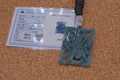 Natural Type A Blue Water Jadeite Jade Guan Gong & Dragon Pendant w/ Cert 32g