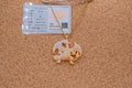 Type A Honey Yellow & Lavender Jadeite Jade Charizard Pendant w/ Certificate